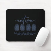 Tapis De Souris Autisme D'Empreinte Chaque Impression Raconte Une (Avec souris)