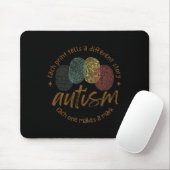 Tapis De Souris Autisme D'Empreinte Chaque Impression Raconte Une  (Avec souris)