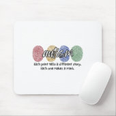 Tapis De Souris Autisme D'Empreinte Chaque Impression Raconte Une (Avec souris)