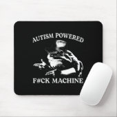 Tapis De Souris Autisme Powered F#ck Machine Drôle Mème Frog Autis (Avec souris)