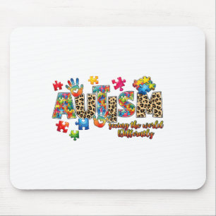 Tapis De Souris Autisme Support Enseignante Femmes Enfants Sensibi