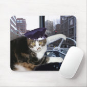 Tapis De Souris Autobus conduisant le chat (Avec souris)