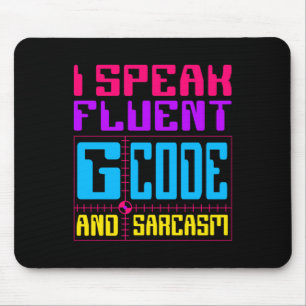 Tapis De Souris Autocollant à code G fluide cnc