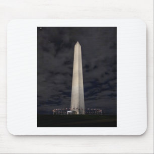 Tapis De Souris Autocollant Monument Washington la nuit