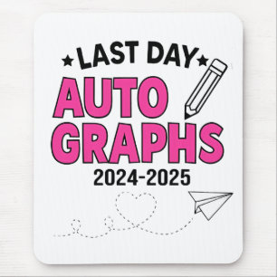 Tapis De Souris Autographes de dernière journée 2024-2025