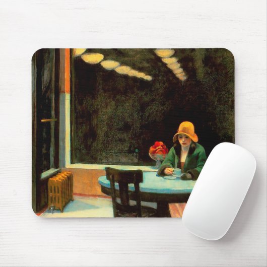 Tapis De Souris Automat par Edward Hopper (Avec souris)
