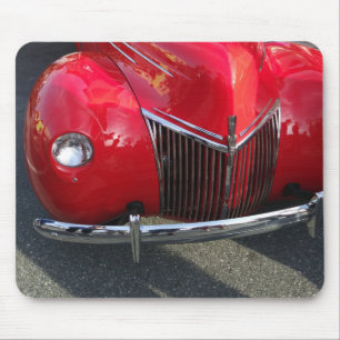 Tapis De Souris Automatique Vintage rouge des années 1930