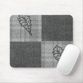 Tapis De Souris Automne 4 coins Tons gris (Avec souris)