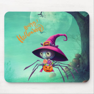 Tapis De Souris Automne/automne/araignée/sorcière/halloween