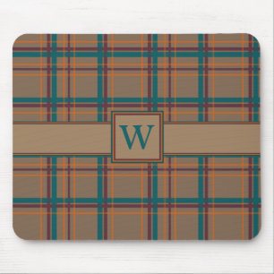 Tapis De Souris Automne Chic Plaid Mousepad