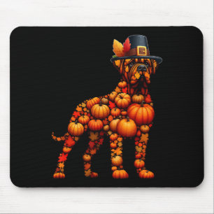 Tapis De Souris Automne Citrouille Carlin Forme Canne Corso Cute F