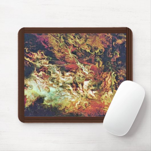 Tapis De Souris Automne d'enfer du condamné par Rubens Peter Paul (Avec souris)