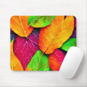 Tapis De Souris Automne Feuilles Motif (Avec souris)
