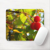 Tapis De Souris Automne fleurissant Mousepad de Crabapple (Avec souris)