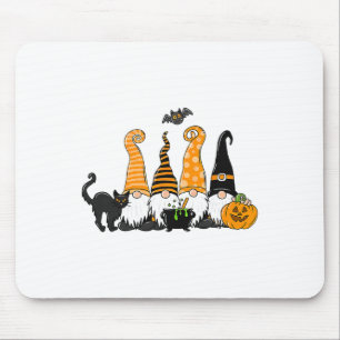 Tapis De Souris Automne Halloween Gnomes mignonne Automne Citrouil