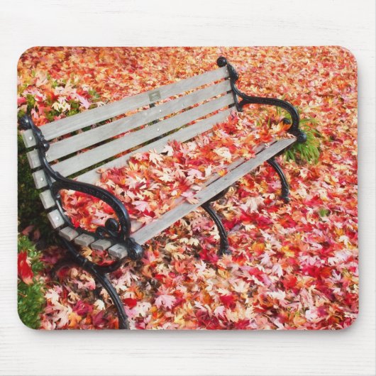 Tapis De Souris Automne Tombant La Nature Des Feuilles (Devant)