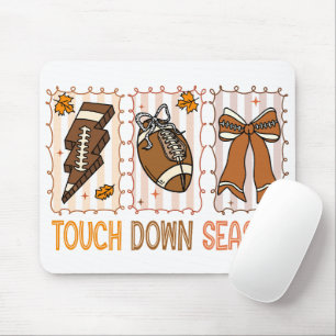 Tapis De Souris Automne Vintage Football Jour