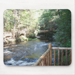 Tapis De Souris Automnes de Bushkill - Mt. Pocono, PA