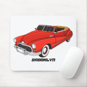 Tapis De Souris Automobile classique rouge 1948 (Avec souris)