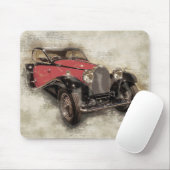 Tapis De Souris Automobile vintage (Avec souris)