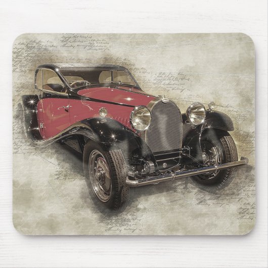 Tapis De Souris Automobile vintage (Devant)