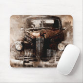 Tapis De Souris Automobile vintage (Avec souris)