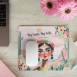 Tapis De Souris Autonomisation en fleurs : Monogramme personnalisé<br><div class="desc">Ajoutez une pop d'inspiration vibrante à votre espace de travail avec Emaîtrise en Fleur : Panier de souris Monogram personnalisé. Doté d'un superbe design floral peint à la main et d'un message de motivation, "Soy Fuerte, Soy Bella" (Je suis Forte, Je suis Belle), ce tapis de souris est plus qu'un...</div>