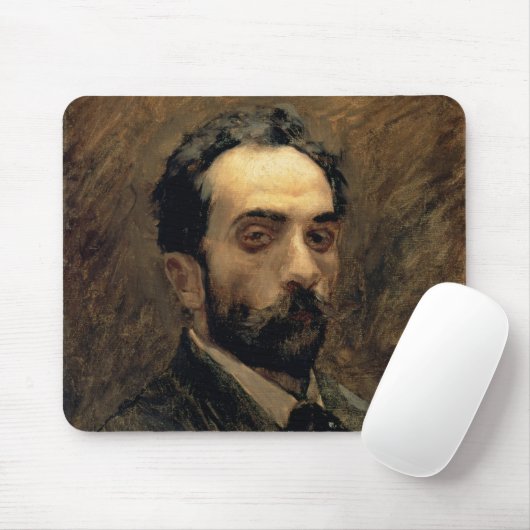 Tapis De Souris Autoportrait, 1890s (Avec souris)