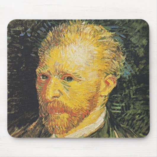 Tapis de souris Autoportrait de Van Gogh (Devant)