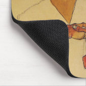 Tapis De Souris Autoportrait d'Egon Schiele (Coin)