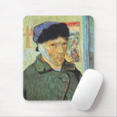 Tapis De Souris Autoportrait, oreille bandée par Vincent van Gogh (Avec souris)