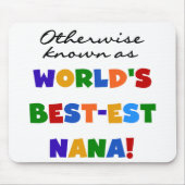 Tapis De Souris Autrement connu comme T-shirts de Meilleur-est Nan (Devant)
