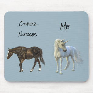 Tapis De Souris Autres Infirmières Moi Infirmière Cadeau Unicorn C