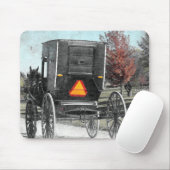 Tapis De Souris Autumn Amish Buggy (Avec souris)