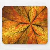 Tapis De Souris Autumn Feeling, Modern Abstract Fractal Flower (Devant)