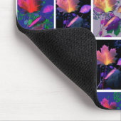 Tapis De Souris Autumn Leaves Rustic Patchwork (Coin)