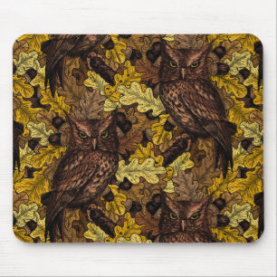Tapis De Souris Autumn owls