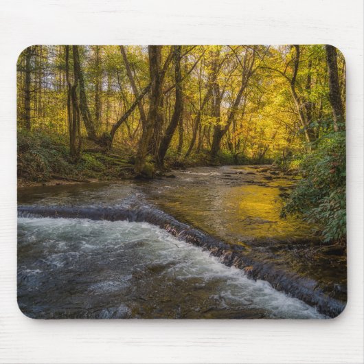 Tapis De Souris Autumn Serenity Forest Mousepad (Devant)