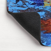 Tapis De Souris "Autumn Streams" Conception abstraite Mousepad (Coin)