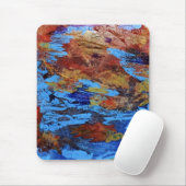 Tapis De Souris "Autumn Streams" Conception abstraite Mousepad (Avec souris)