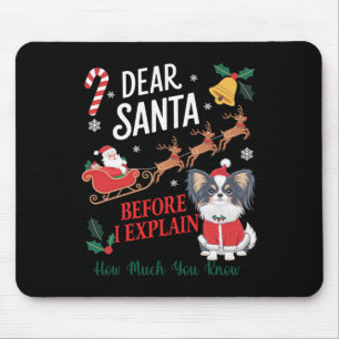 Tapis De Souris Avant D'Expliquer Combien Vous Connaissez Xmas Pap