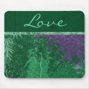 Tapis De Souris Avatar Toxic Green "Love" Mouse Pad