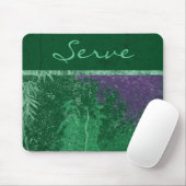 Tapis de souris Avatar Vert Toxique "Servir" (Avec souris)