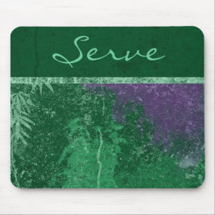 Tapis de souris Avatar Vert Toxique "Servir"