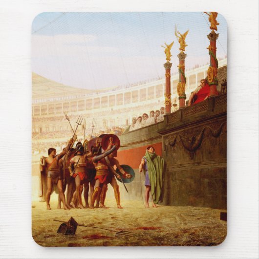 Tapis De Souris Ave Caesar by Jean-Leon Gerome (Devant)