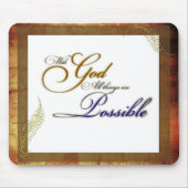 Tapis De Souris Avec Dieu (Devant)