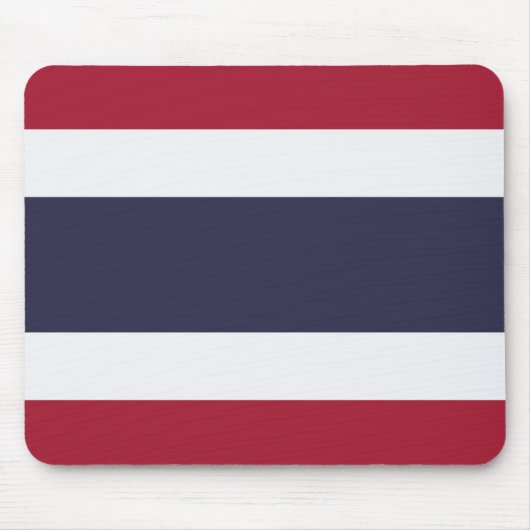 Tapis de souris avec drapeau de la Thaïlande (Devant)
