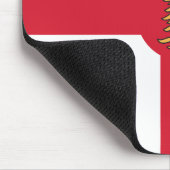 Tapis de souris avec drapeau de Montréal, Canada (Coin)