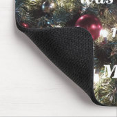 Tapis de souris avec humour de Noël. (Coin)