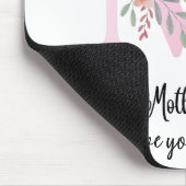 Tapis de souris avec initiale personnalisée de Mam (Coin)